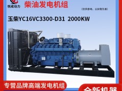 玉柴2000KW柴油發電機組實物視頻解說
